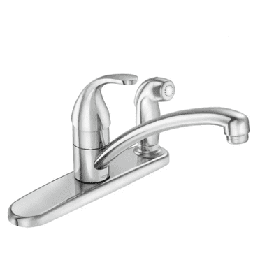 Adler Robinet de Cuisine à une Poignée - avec Jet Latéral + 3 Trous, Chrome