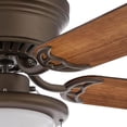 thumbnail image 5 of Hugger 44 inch Oil Rubbed Bronze Dome Style LED Bulb Flush Mount Indoor Ceiling Fan with Light Kit, 5 of 5