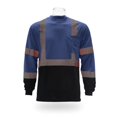 thumbnail image 3 of Radyan T-Shirt de Sécurité à Manches Longues Réfléchissant en Maille Bicolore - Lot de 12, 100 % Polyester, Taille : Adulte, 3 of 5