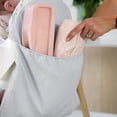 thumbnail image 3 of Highchair Handy Pocket Pouch Compatible With Antilop Highchair High Chair Accessories PU Dining Chair Back Storage Bag One Large Pouch With An Internal Zip Pocket, 3 of 3