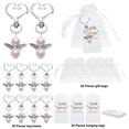 thumbnail image 1 of AMERTEER Gift Bags Set DIY Drawstring Candy Biscuit Pouches Kit Heart Shaped Keychain Hanging Tags Favor Bags Set, 1 of 9