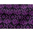 thumbnail image 4 of oneOone Viscose Jersey Fabric Diamond Kasuri Decor Fabric Printed BTY 60 Inch Wide, 4 of 5