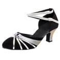thumbnail image 1 of Womens Rumba Waltz Prom Ballroom Latin Salsa Dance Shoes Square Dance Shoes, 1 of 9