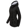 thumbnail image 3 of BESTSPR Veste d'Hiver à Capuche en Laine d'Agneau pour Femmes Veste en Coton pour Femmes, 3 of 7
