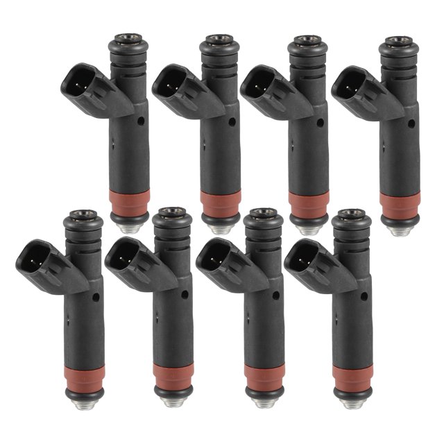 Unique Bargains 8 Pcs Injecteurs de Carburant Voiture Intérieure Injecteurs de Carburant pour Ford Explorer 2006-2010 Métal Noir