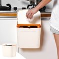 thumbnail image 1 of Chmadoxn Hanging Trash Can With Lid, Kitchen Cabinet Door Hanging Trash Can Cover Cabinet Trash Can Door Hanging Trash Can Under Sink Door Trash Can RV Bathroom kitchen trash can, 1 of 6