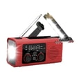 thumbnail image 4 of BELOVING Emergency Radio Compact Multifunctional Weather Radio for Home Hiking Indoor red, 4 of 9