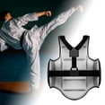 thumbnail image 3 of Taekwondo And Karate Chest Guard For Adjustable Belt Muay Protector Taekwondo Karate Practitioners Protector Protection Martial Arts Red Blue Black XS, 3 of 9