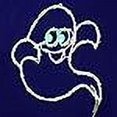 thumbnail image 3 of Vickerman Silhouette de Fenêtre d'Halloween Fantôme Blanc à DEL Éclairé de 15 Pouces Décoration, 3 of 3