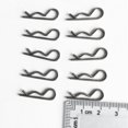 thumbnail image 4 of Pieces R Pins Shaft Retaining Clamps Stainless Steel Hairspring - , 1.2x22mm, 4 of 6
