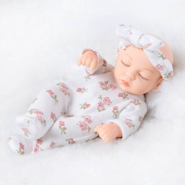 Meitianfacai Simulation Reborn Baby Dolls - for 2-12 Years Old Kids - 7Inch Soft Realistic Newborn Baby Dolls Vinyl Body Real Life Baby Dolls Birthday Gifts for Boys Girls