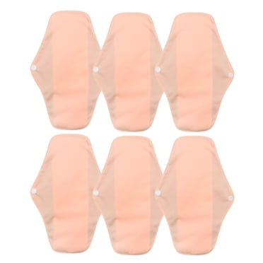 Premium Cotton Reusable Menstrual Pads - Washable Cloth Pads- Highly Absorbent Cotton Cloth Panty Liner Pads for Teens & Women, Incontinence Pads