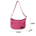 thumbnail image 3 of Dvkptbk Lightweight Nylon Shoulder Bag, Single Shoulder Underarm Bag, Large Capacity Handbag for Ladies Shoulder Pack Storage & Organization, 3 of 7