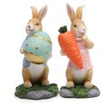 thumbnail image 3 of Easter Bunny Resin Crafts - Rabbit Hug Carrot Figurine, Cute Statue, Suitable for Home, Desktop, Garden Decoration, 3 of 5