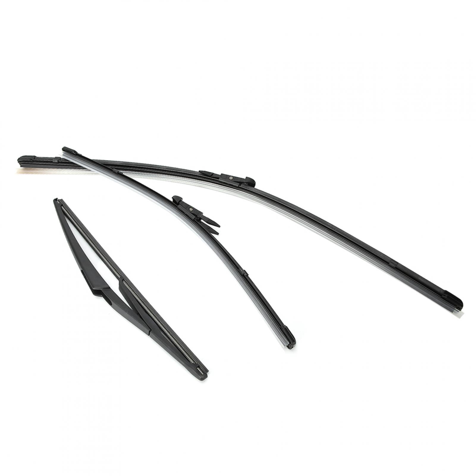 Car Wiper Blade,Front 24in 16in Rear Wiper Blades Windshield Wiper Optimal Efficiency