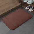 thumbnail image 5 of Boovnll Bathroom Rugs, Absorbent Thicken Non-Slip Backing Thick Velvet Floor Mat Kitchen Bathroom Foot Mat Solid Color Cotton Foot Mat 2Pc, Bath Mat, Bath Mats for Bathroom, 5 of 5
