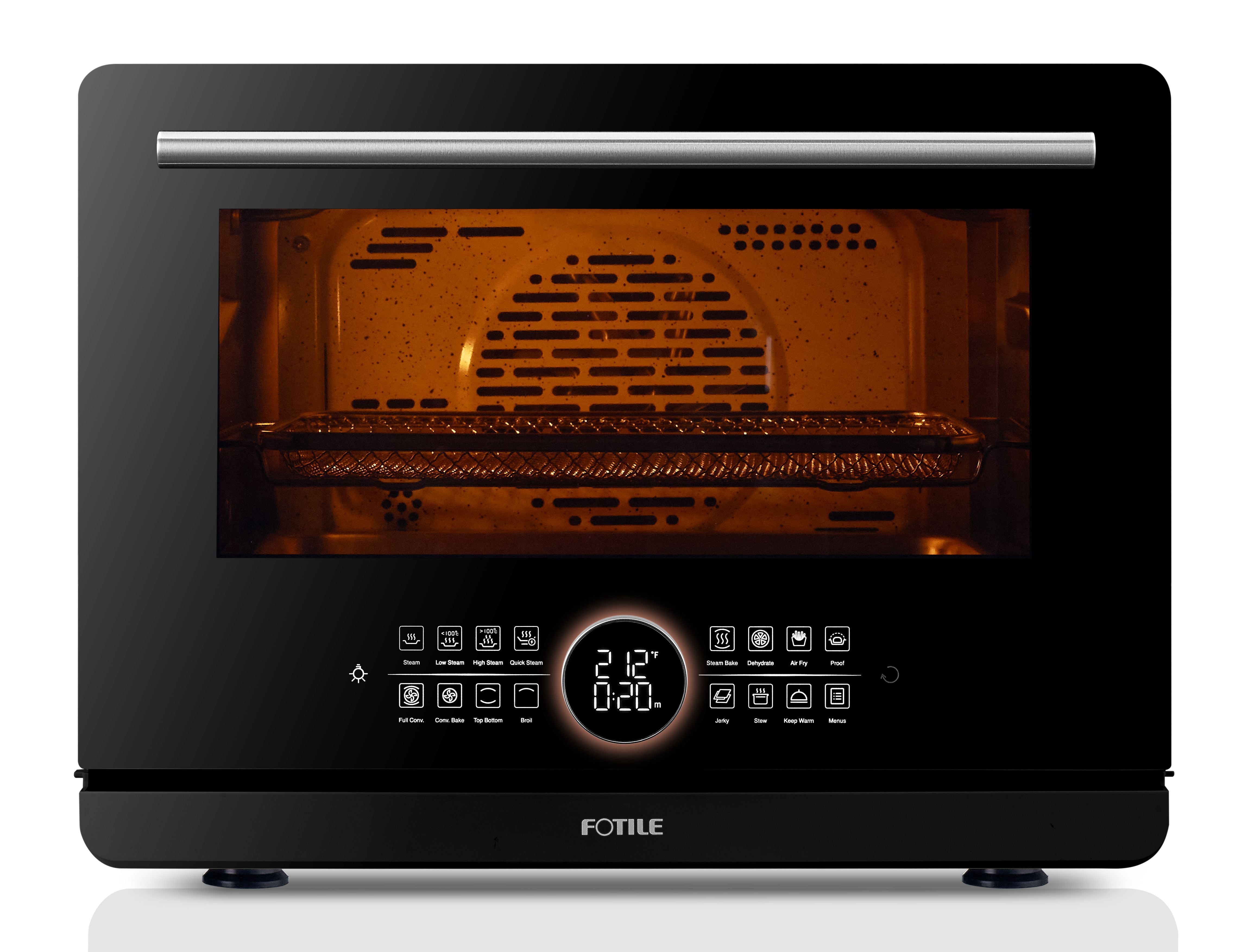 FOTILE HYZK32-E3-B | 19" ChefCubii Countertop Combi-Oven | Bake | Steam | Dehydrate | Air Fry | in Black