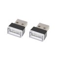 thumbnail image 1 of Unique Bargains 2pcs Interior Flexible USB LED Light Atmosphere Ambient Lamp for Car, 1 of 8