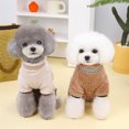 thumbnail image 3 of SIfdSeng Dog Clothes for Small Dogs Girl Summer Dog the Double Ring Buttoned Thermal Clothing Small Dog Sweater Female Dog Sweater Dog Jacket Dog Sweater with Leash Ring Girl Dog Clothes, 3 of 4