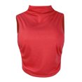 thumbnail image 1 of Mode Femmes T-Shirt Sans Manches Uni Blouse Chemises Gilet Court Ajusté Hauts, 1 of 4