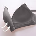 thumbnail image 3 of Bras for Women 3PCS Womans Printing Gathered Together Large Size Daily Bra Underwear No Rims, 3 of 4