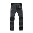 thumbnail image 3 of Men‘s Insulated Bib Overalls Solid Color Pocket Trousers Waterproof Snow Pants, 3 of 7