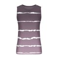 thumbnail image 4 of IROINID Débardeurs pour Hommes, Hommes Casual Mode Gradation Impression à Rayures Pull Col Rond Débardeurs de Sport, 4 of 4