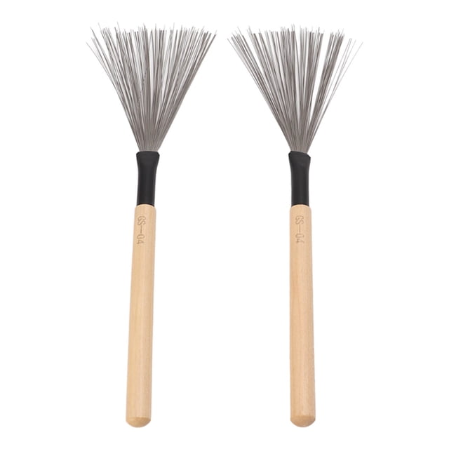 Brosse à Tambour, Brosse à Tambour Portable Structure Robuste pour Jouer du Bois
