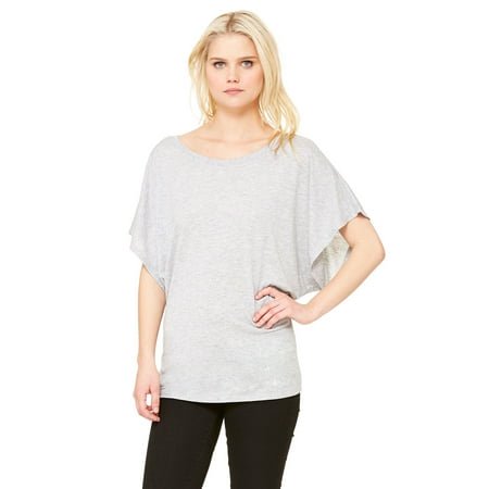 Bella + Canvas Ladies' Flowy Draped Sleeve Dolman T-Shirt