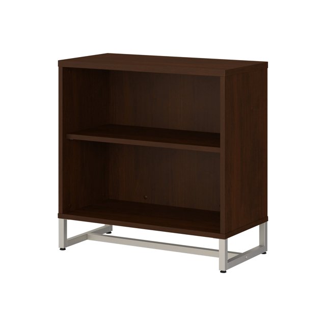 Office by kathy ireland Method - Bibliothèque - 2 Étagères - TFL - Noyer Siècle