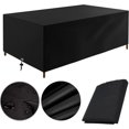 thumbnail image 1 of JFBUJC Patio Furniture Covers Waterproof, Heavy Duty 210D Oxford Furniture Set Covers for All Weathers Windproof Anti-UV for Outdoor Rattan Table and Chairs, 1 of 5