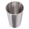 thumbnail image 1 of Water Cup, Stainless Steel   Beer Cup Rustproof Single Layer Stackable 500ML With Lid For Outdoor For Bar, 1 of 8