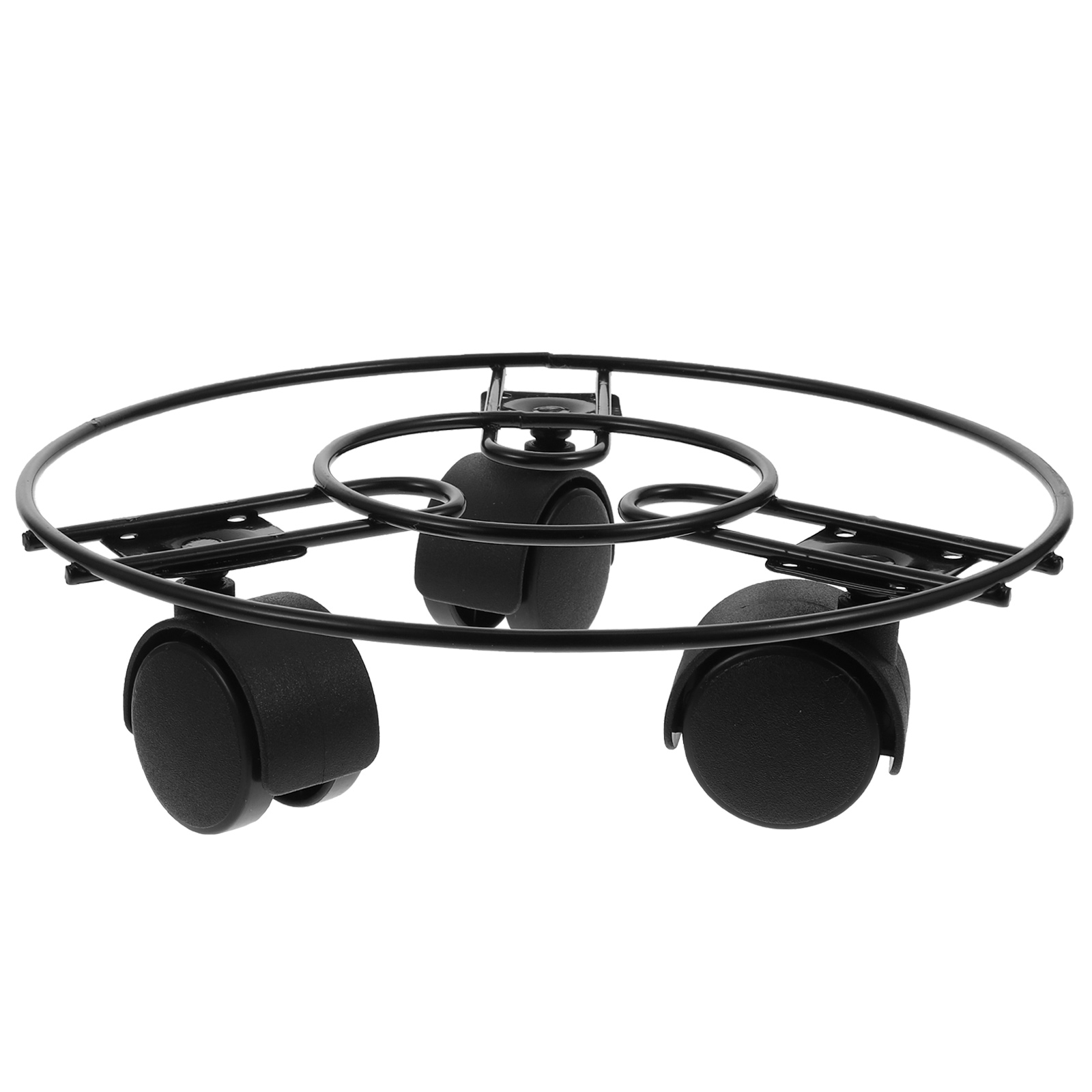 SHISUYAN Round Flower Pot Holder Flowerpot Base Balcony Flower Planter Stand with Wheel