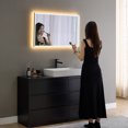 thumbnail image 2 of Soulaca 43 inches Smart webOS Mirror TV with LED Light 4K Screen Makeup Salon Sink Decoration Built-in ATSC Voice Control  Vanishing Mirror Screen, 2 of 8