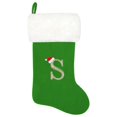 thumbnail image 1 of SUTENGDA 20 Inches Monogram Christmas Stockings Red Velvet with White Super Soft Plush Cuff Embroidered Xmas Stockings Classic Personalized Stocking Decorations for Family Holiday Season, 1 of 7