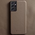 thumbnail image 1 of Genuine Leather Case for Samsung Fashion Leather Shell, Space Gray S22, 1 of 3