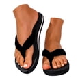 thumbnail image 1 of IUJSOY Lightweight Beach Sandals for Women Flip Flops Thong Sandals with Arch Support, 1 of 9