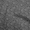 thumbnail image 1 of oneOone Silk Tabby Dark Gray Fabric Asian Batik Floral Craft Projects Decor Fabric Printed By The Yard 42 Inch Wide, 1 of 4
