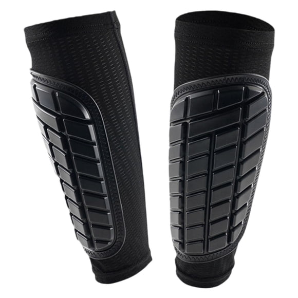 Almencla Soccer Shin Guard Shinguards Elastic Leg Cover for Running Volleyball Biking L