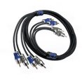 thumbnail image 1 of KICKER 46QI46 Q-Series 4-Channel RCA Interconnects, 6.0 Meter, 1 of 4