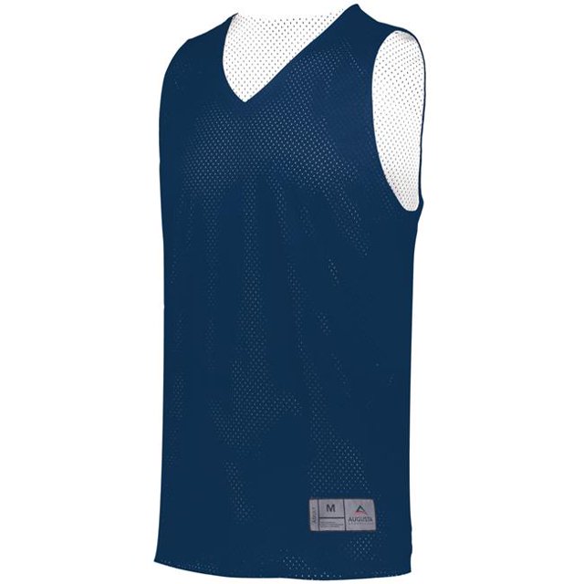 ASI 161.301.M Jersey Réversible en Maille Tricotée 2.0 pour Adulte, Bleu Marine et Blanc - Moyen