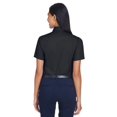 thumbnail image 2 of Harriton Ladies' Easy Blendâ„¢ Short-Sleeve Twill Shirt with&nbsp;Stain-Release, 2 of 3