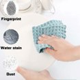 thumbnail image 5 of Matoen12 Quick Drying Rags Weave Cleaning Cloths Hand Towels, Microfiber Household Absorbent Kitchen Cloths, 11.8"x27.6", Blue, 5 of 5