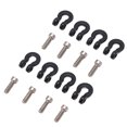 thumbnail image 3 of RC Car Upgrade Parts,8pcs Metal Front Rear RC Car Tow Hook Metal Front Rear Bumper Trailer Hook Reliable and Durable, 3 of 8