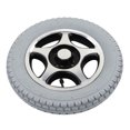 thumbnail image 1 of Pneu de Fauteuil Roulant, Moyeu en Acier Allié 320mm Diamètre Extérieur Roue Gonflable Résistante à l'Usure Antidérapante pour Véhicule, 1 of 8