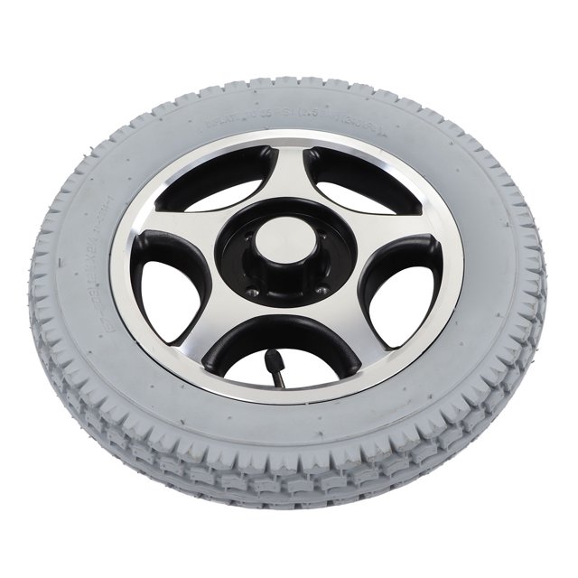 Pneu de Fauteuil Roulant, Moyeu en Acier Allié 320mm Diamètre Extérieur Roue Gonflable Résistante à l'Usure Antidérapante pour Véhicule