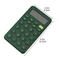 thumbnail image 3 of Calculatrice Standard de Base à 8 Chiffres avec Écran LCD / Mini Calculatrice Numérique de Bureau Format de Poche - Écran Clair, Touches Rondes, Style Dégradé, Base Antidérapante / pour Enfants École Bureau Maison, 3 of 8