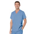 thumbnail image 1 of Landau Essentials 5 Pocket Scrub Top for Men's: Classic Relaxed Fit, V-Neck Durable Medical 7489, 1 of 1