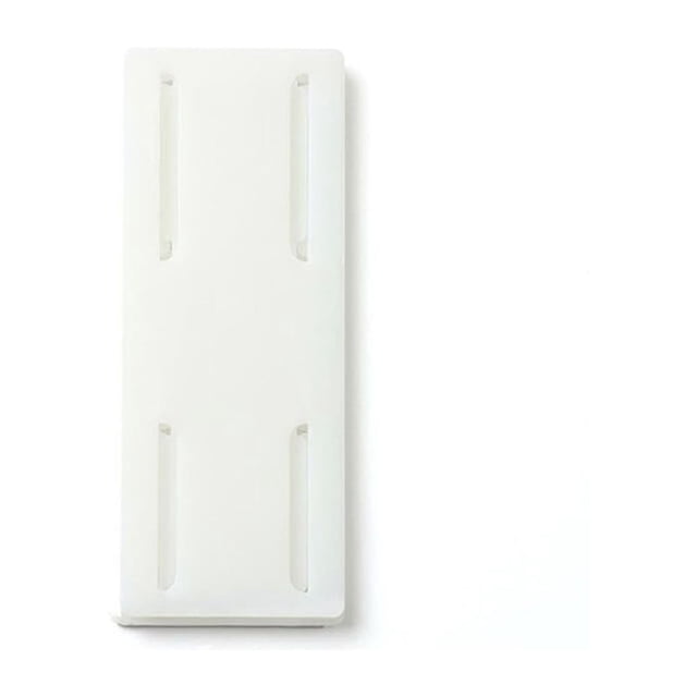 Bgsha Reusable Socket Holder ABS Wall-Mount Self-Adhesiv Power Strip Holder Plug & Extension Organiser Fixed Power Strips Wall