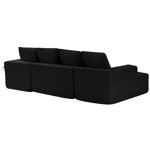 KFFKFF Modular Sectional Sofa, U Shaped Modular Sofa with Chaise, Cloud Sectional Couch with High Rebound Sponge and Density, Upholstered Corduroy Couch with Cushion